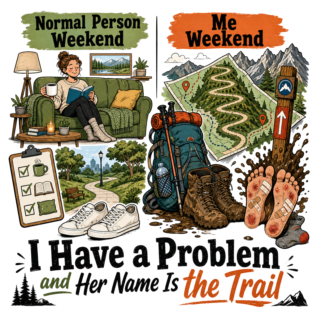 Hike Obsessed Humor