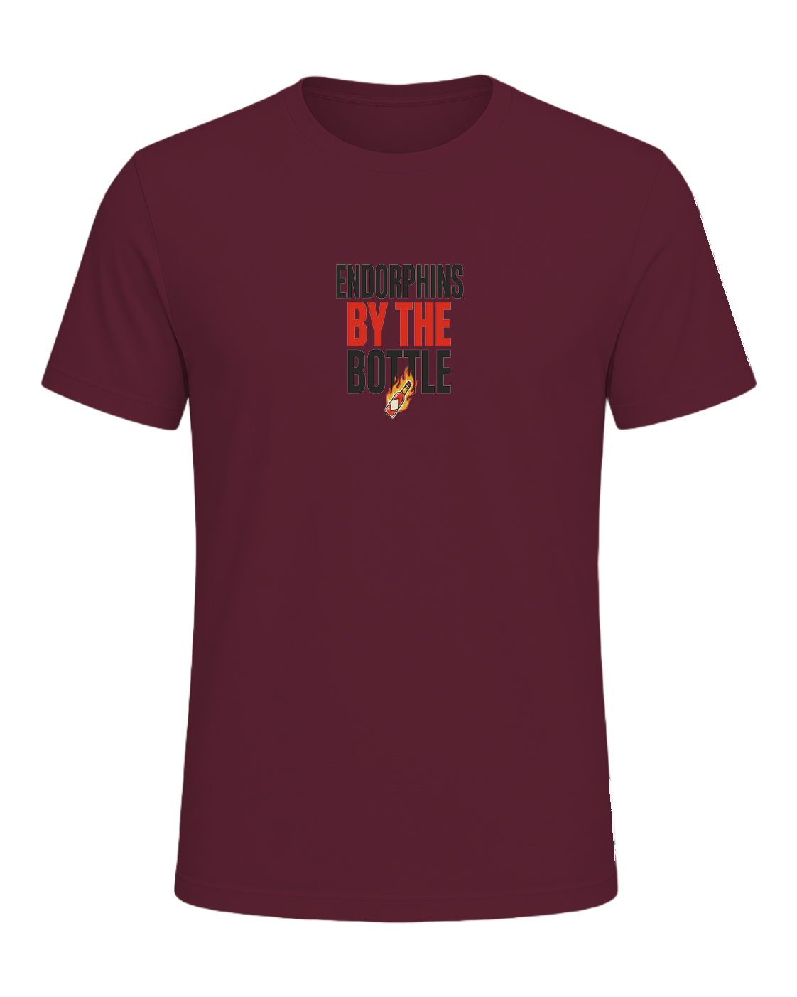ENDORPHINS BY THE BOTTLE — Maroon