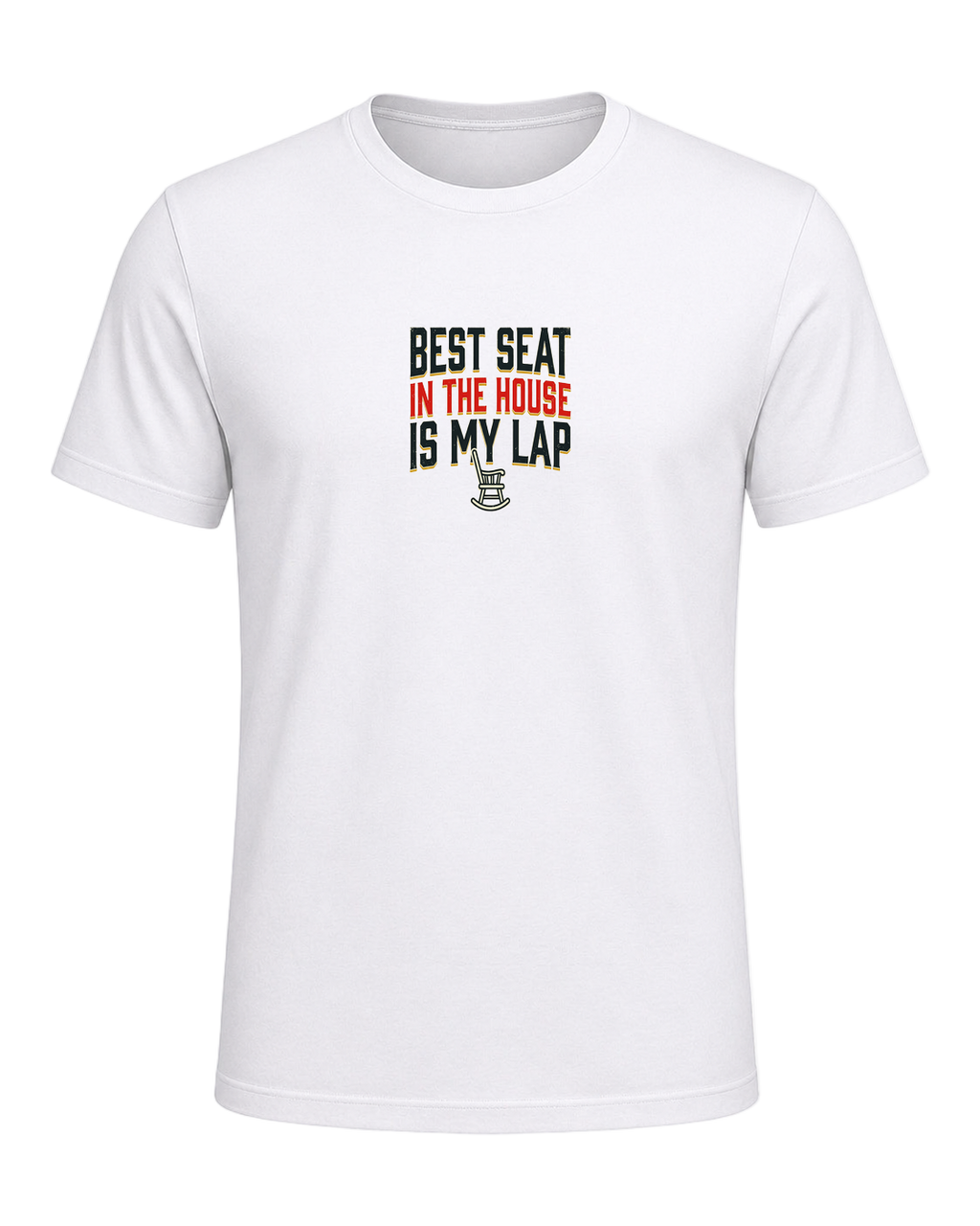 Best seat in the house is my lap — White