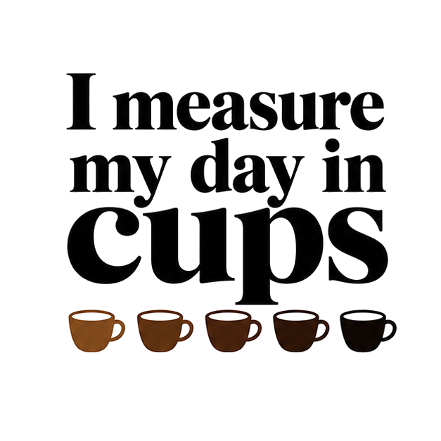 I measure my day in cups