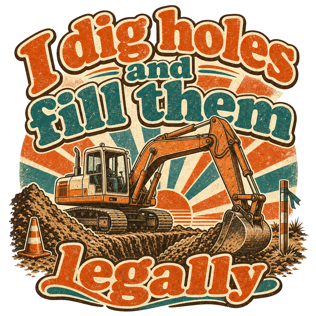 I dig holes and fill them legally