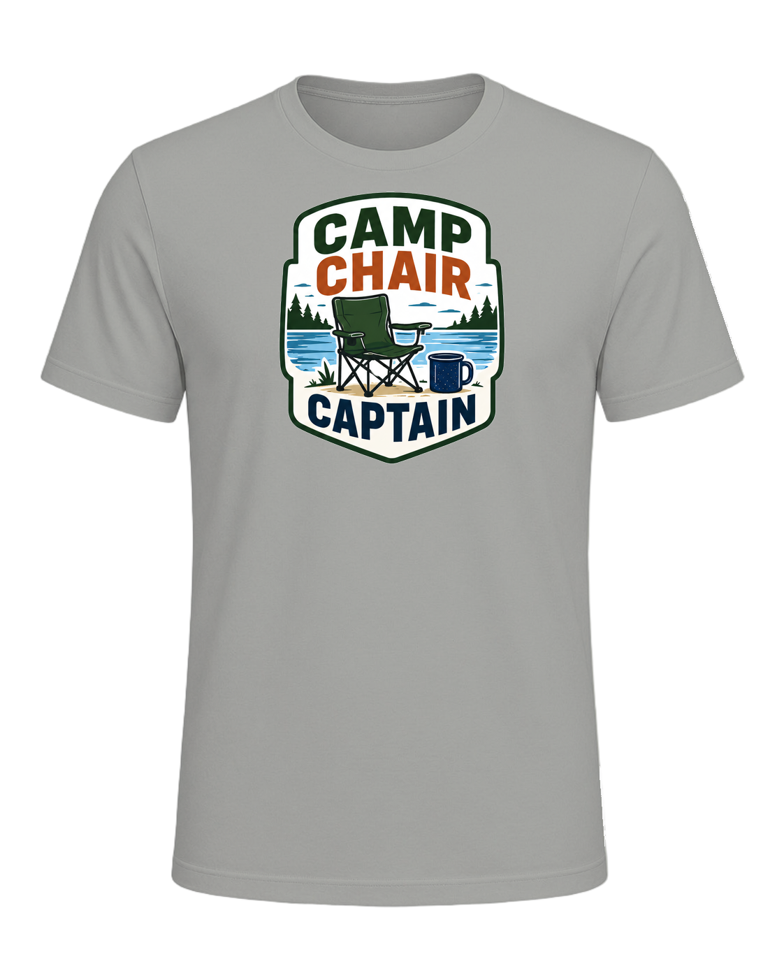CAMP CHAIR CAPTAIN — Gray