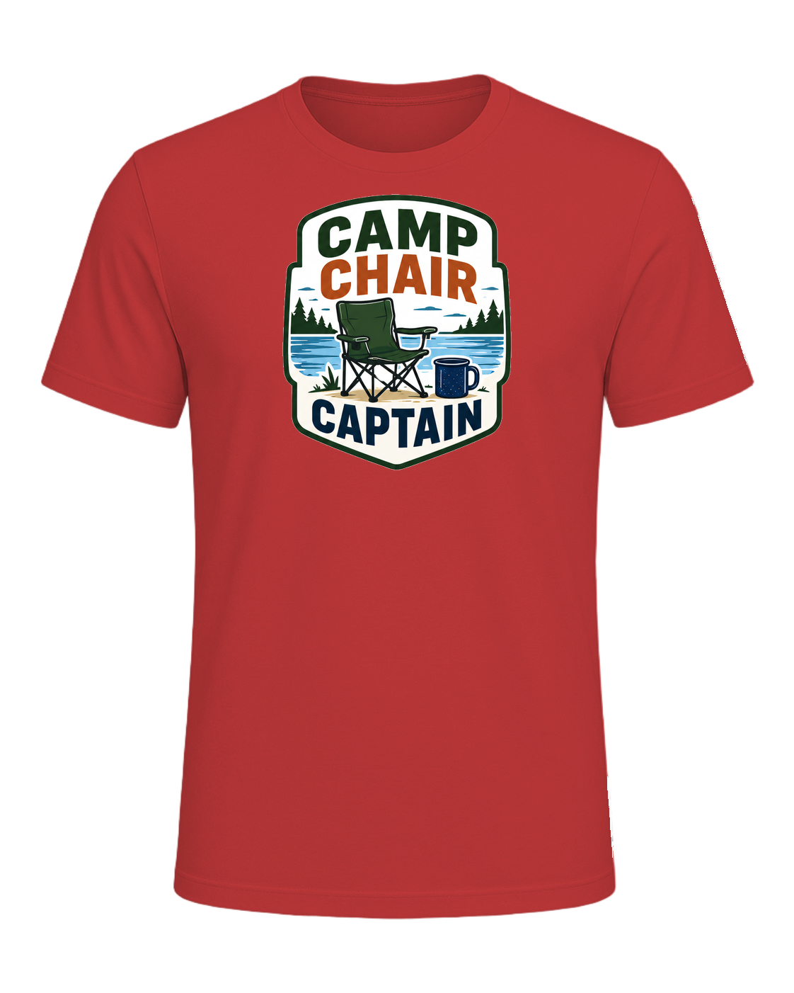 CAMP CHAIR CAPTAIN — Red