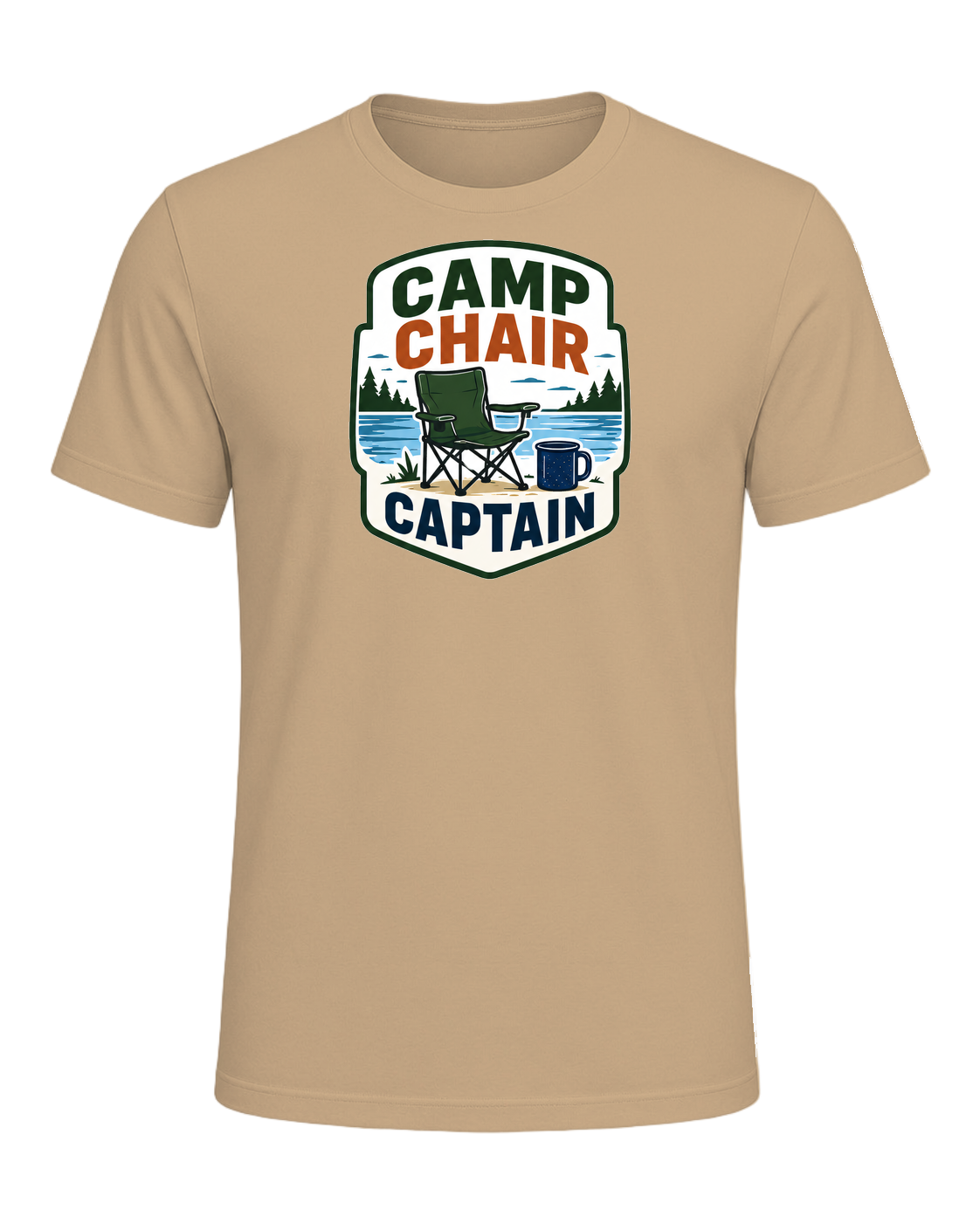 CAMP CHAIR CAPTAIN — Tan