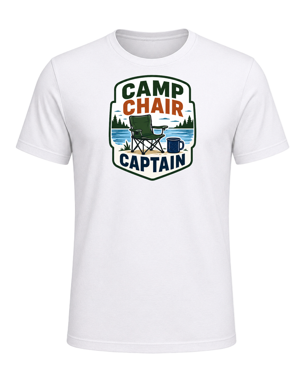 CAMP CHAIR CAPTAIN — White