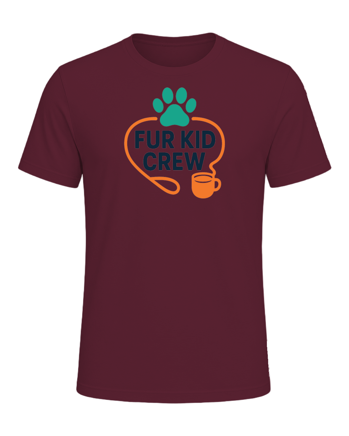 FUR KID CREW — Maroon