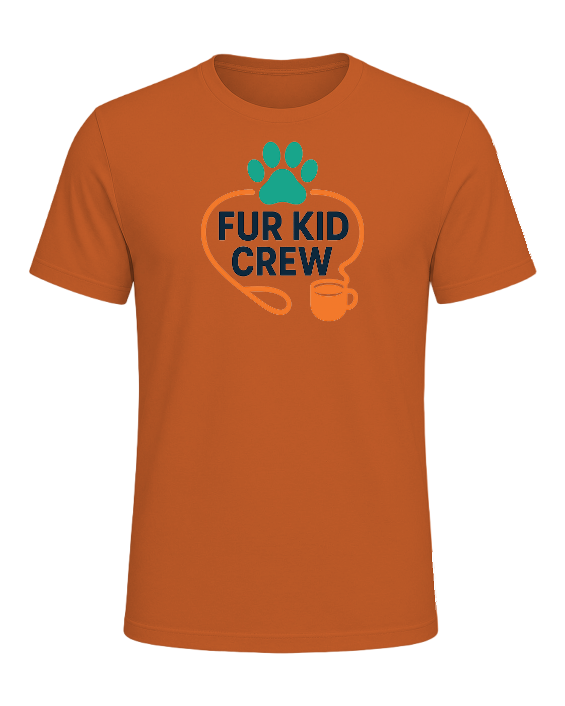FUR KID CREW — Orange