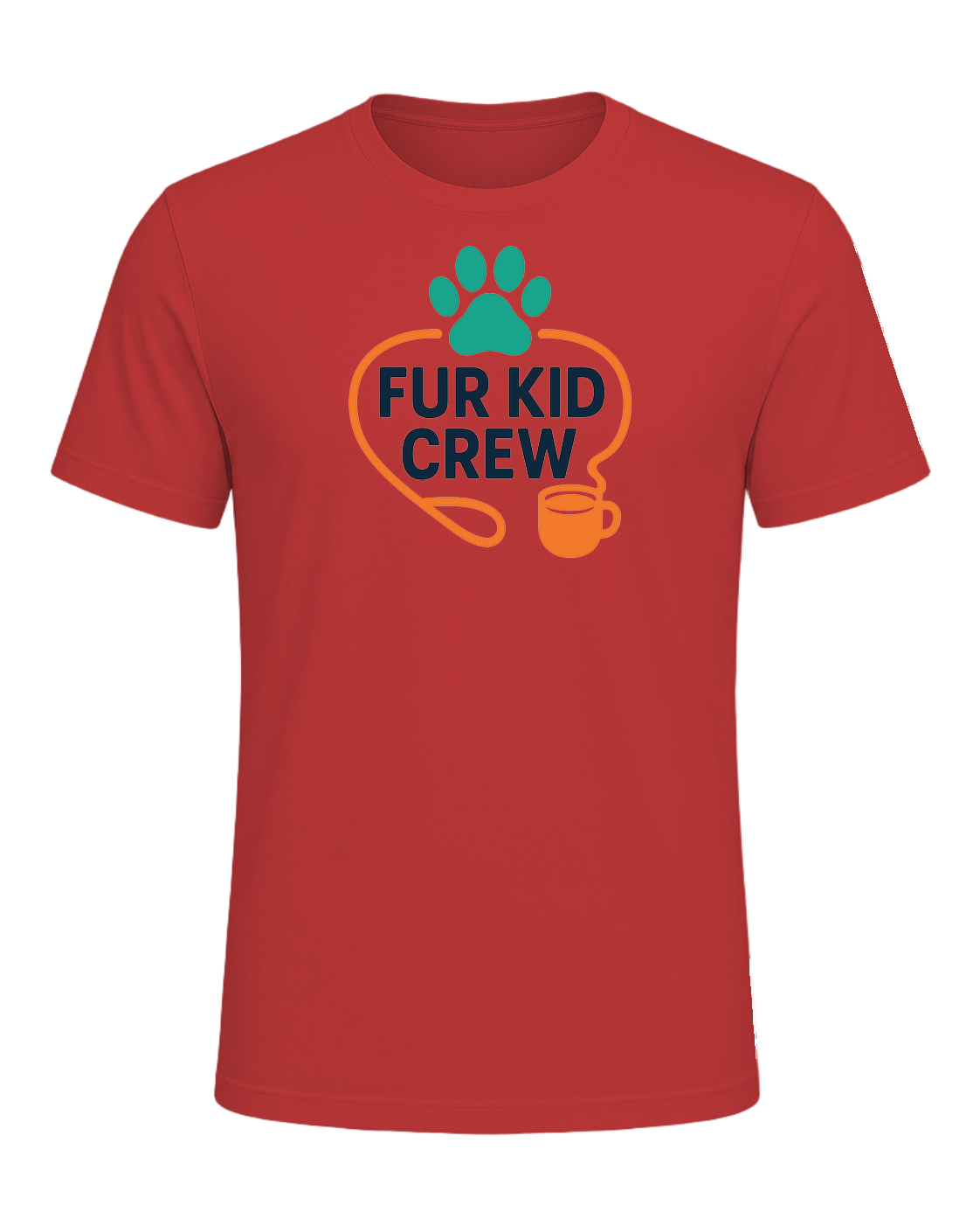 FUR KID CREW — Red