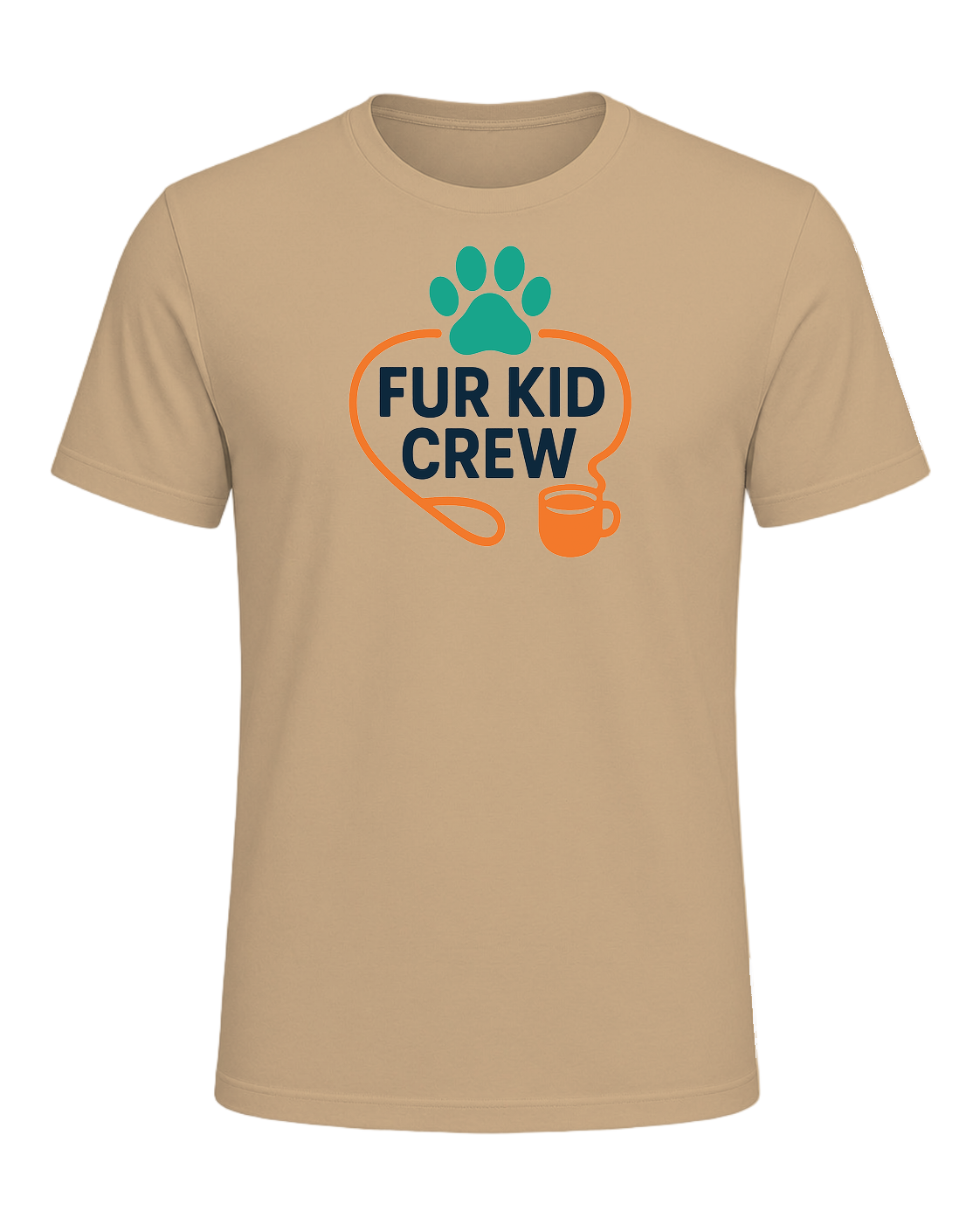 FUR KID CREW — Tan