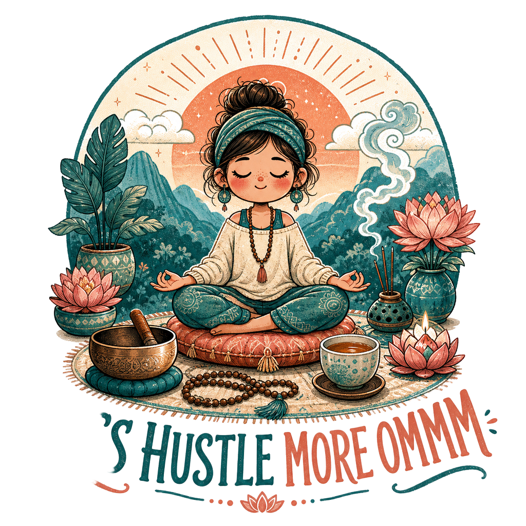 LESS HUSTLE MORE OMMM