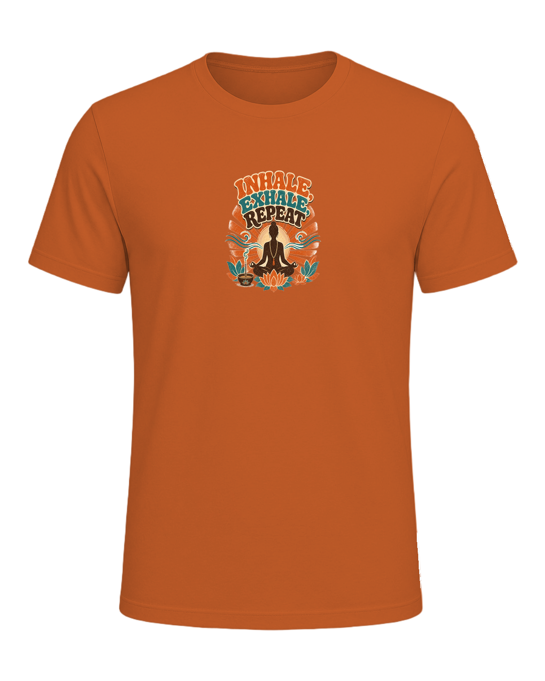 INHALE, EXHALE, REPEAT — Orange