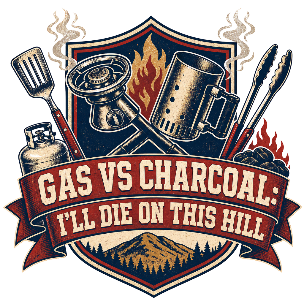 GAS VS CHARCOAL: I'LL DIE ON THIS HILL