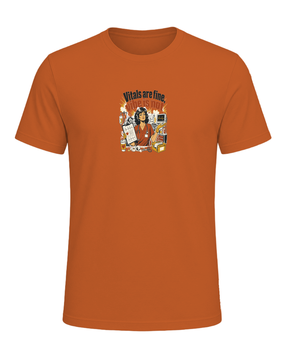 Vitals are fine, vibe is not — Orange
