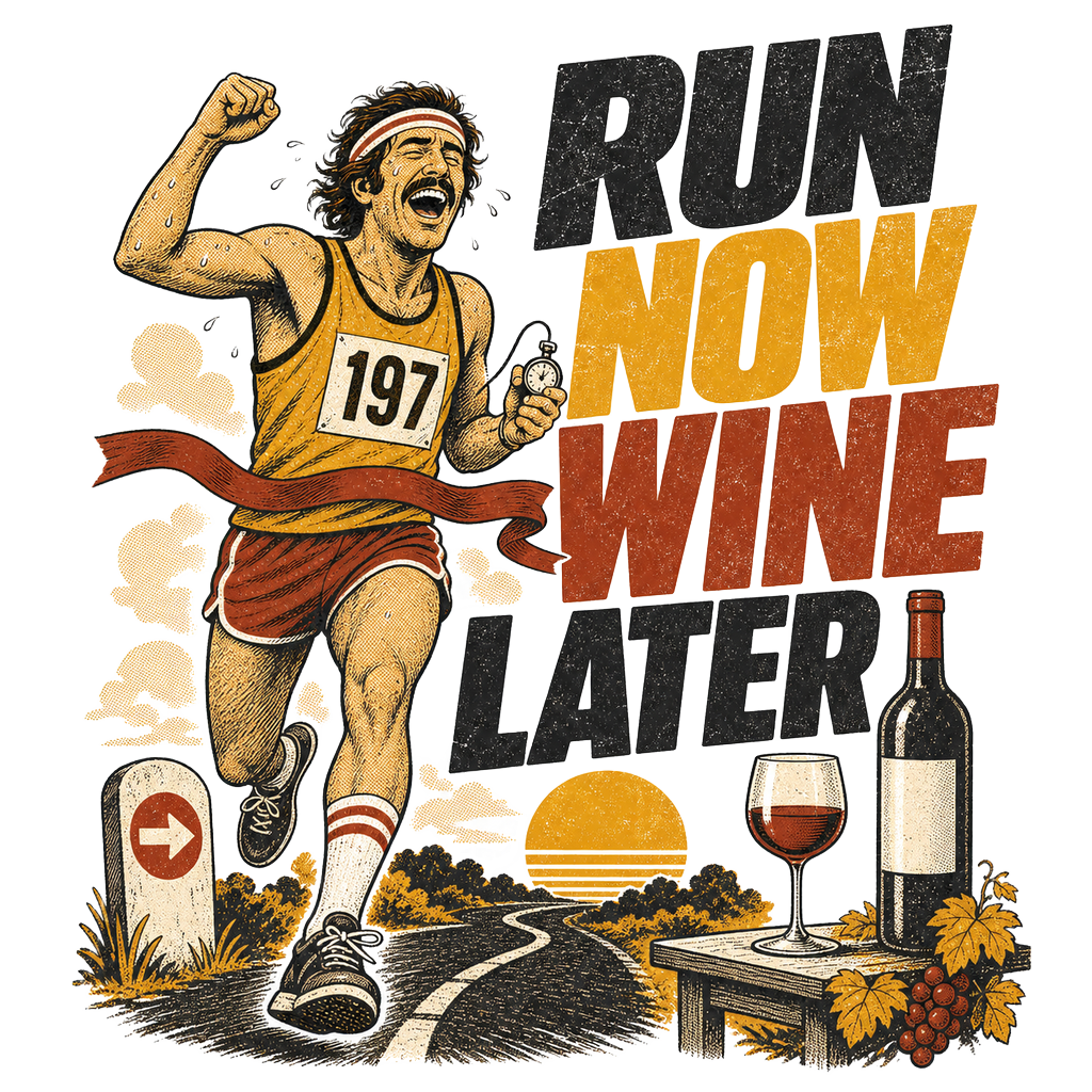 RUN NOW WINE LATER