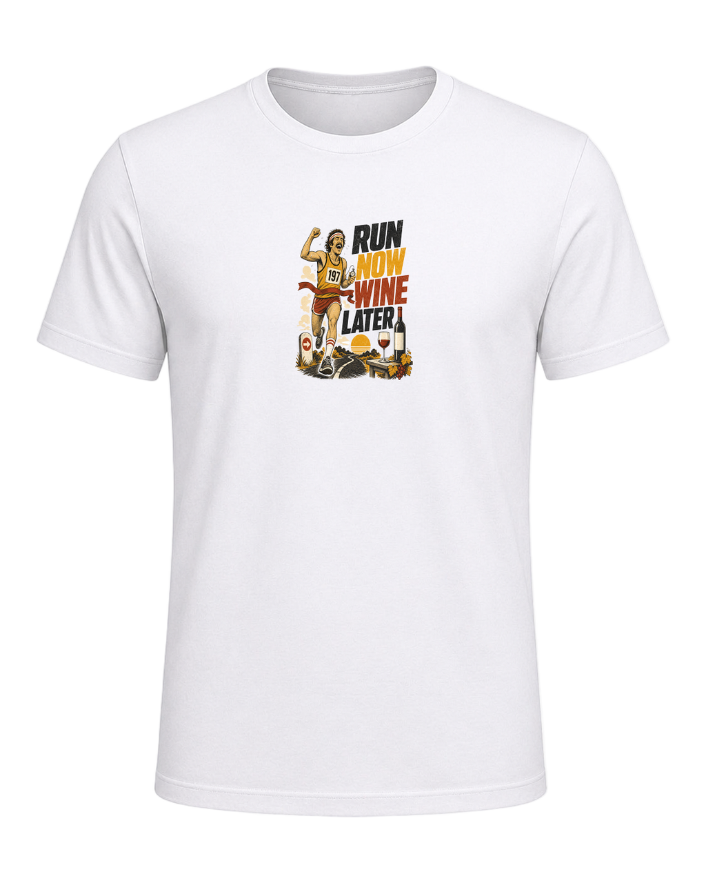 RUN NOW WINE LATER — White