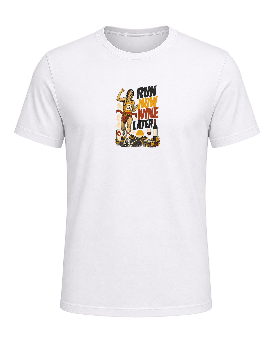 RUN NOW WINE LATER — White