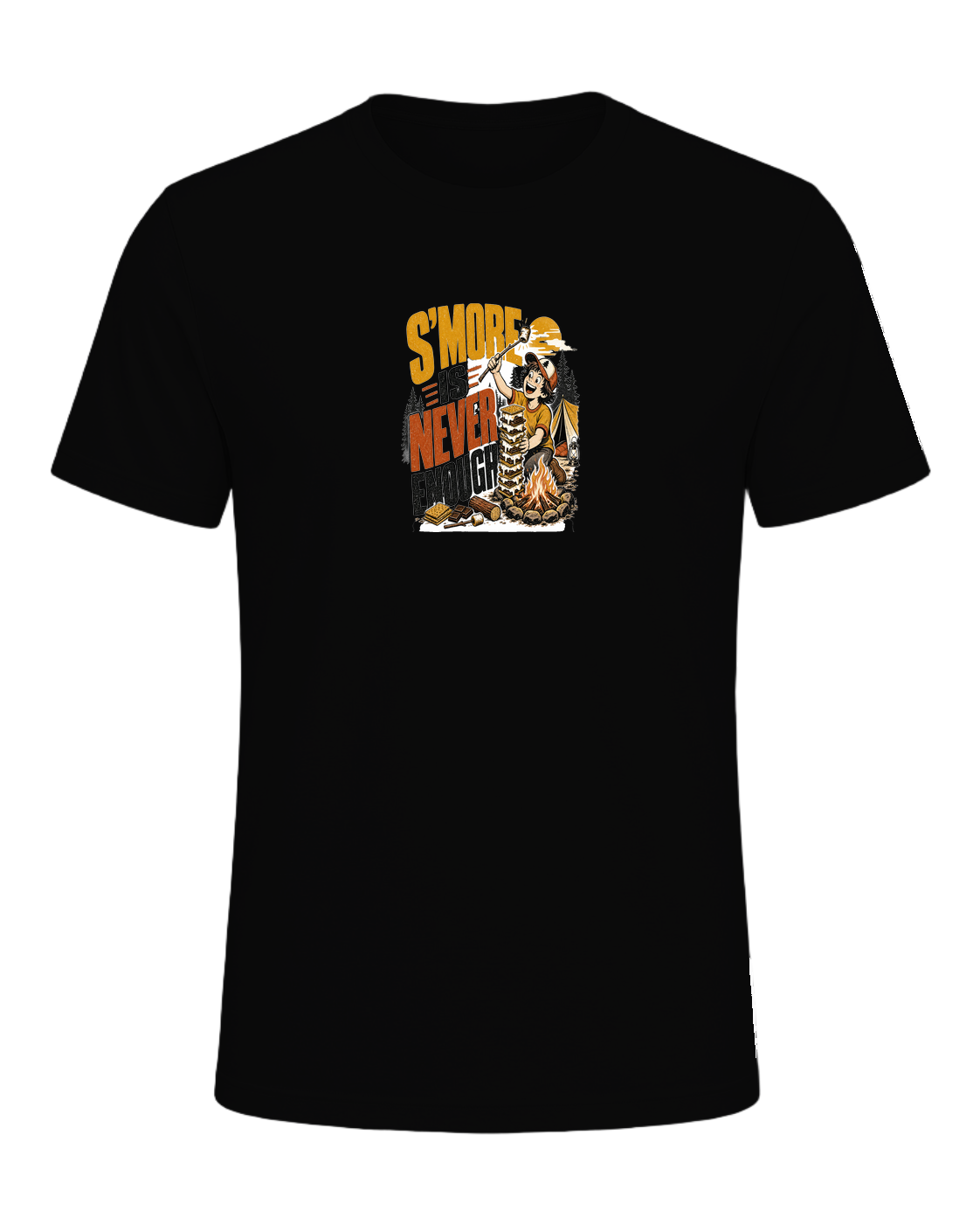 S'MORE IS NEVER ENOUGH — Black
