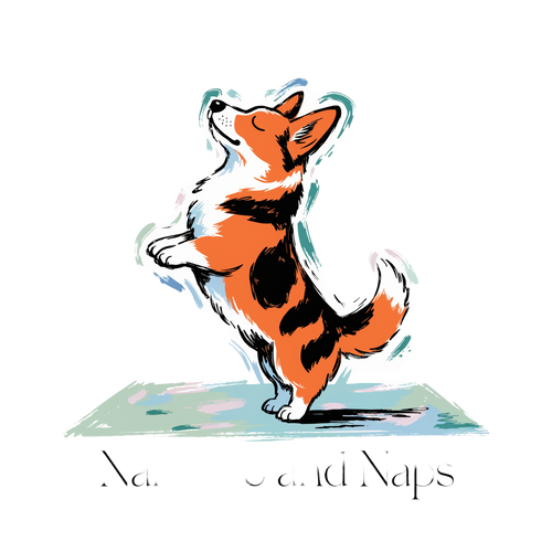 Corgi + Yoga