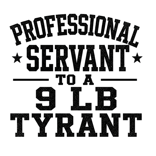 professional servant to a 9 lb tyrant