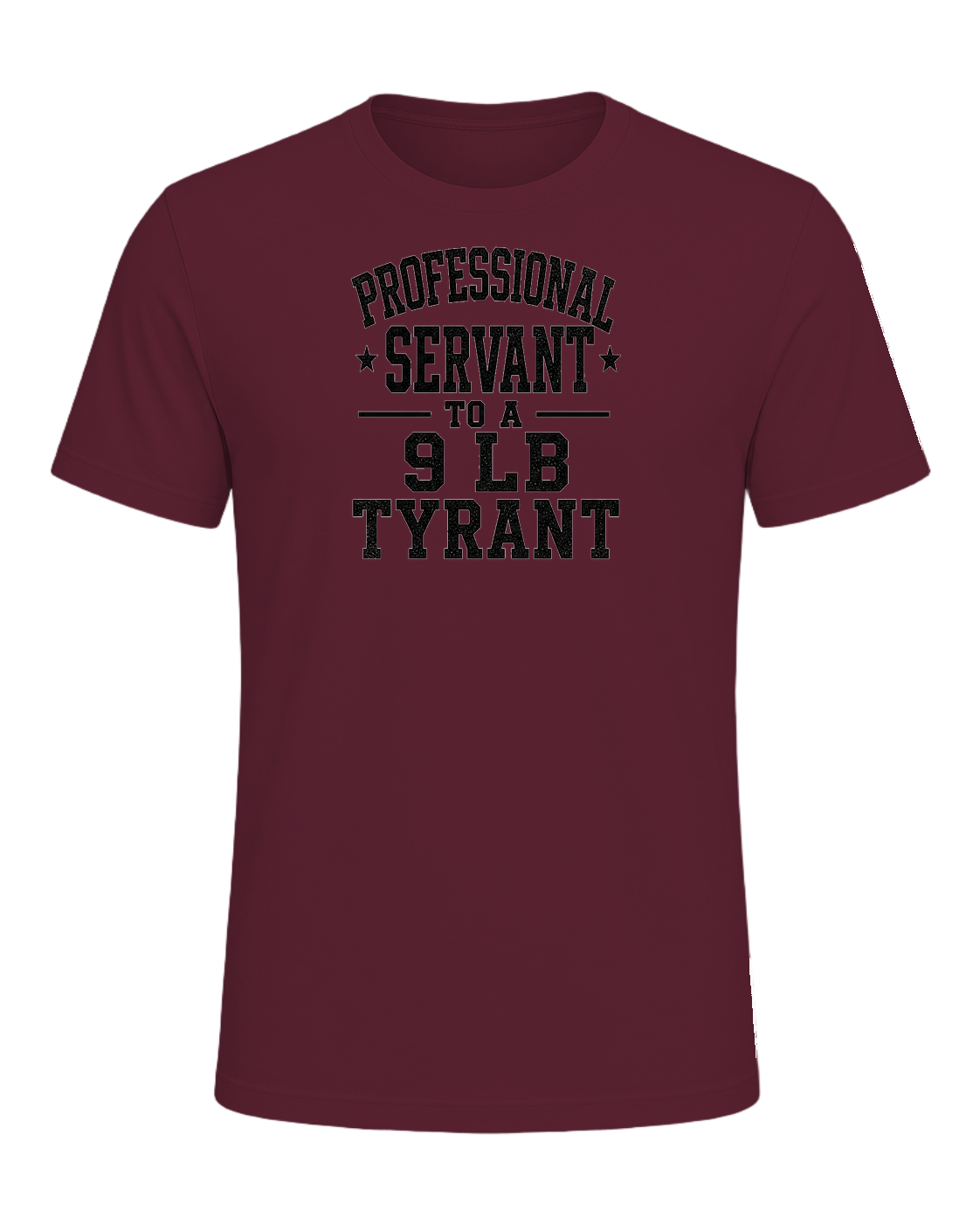 professional servant to a 9 lb tyrant — Maroon