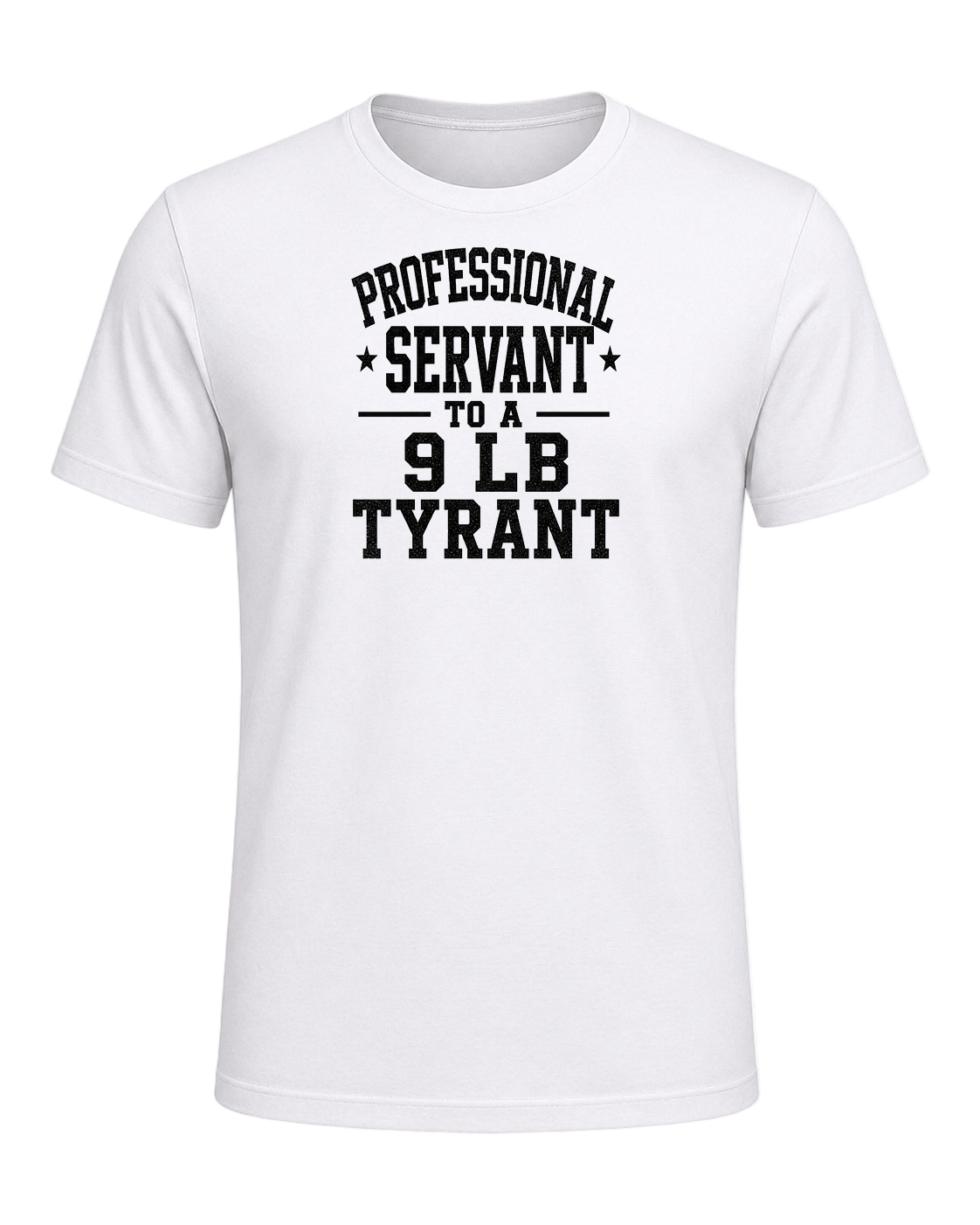 professional servant to a 9 lb tyrant — White