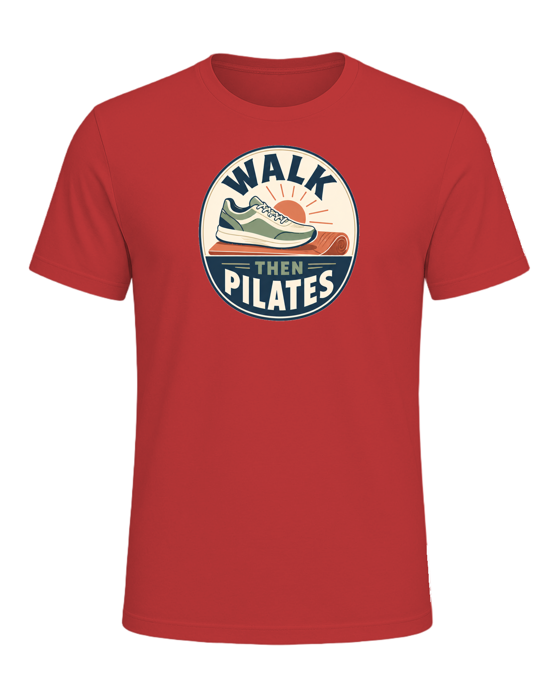 WALK THEN PILATES — Red
