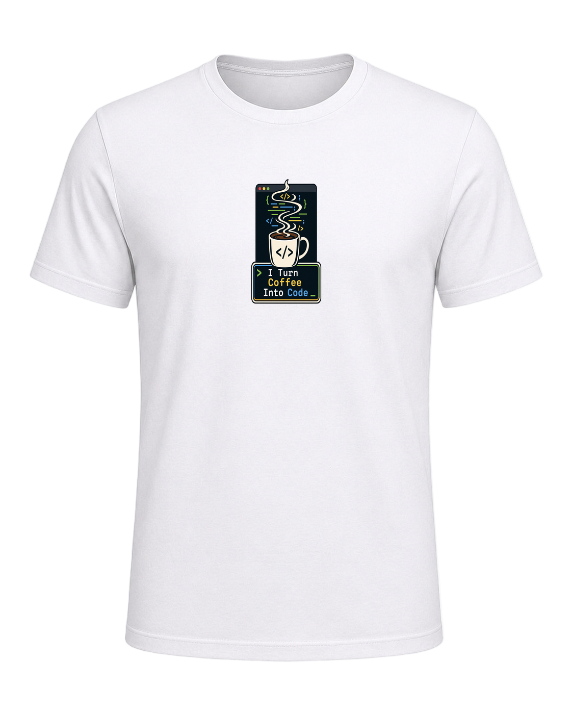 Coffee + Programmer — White