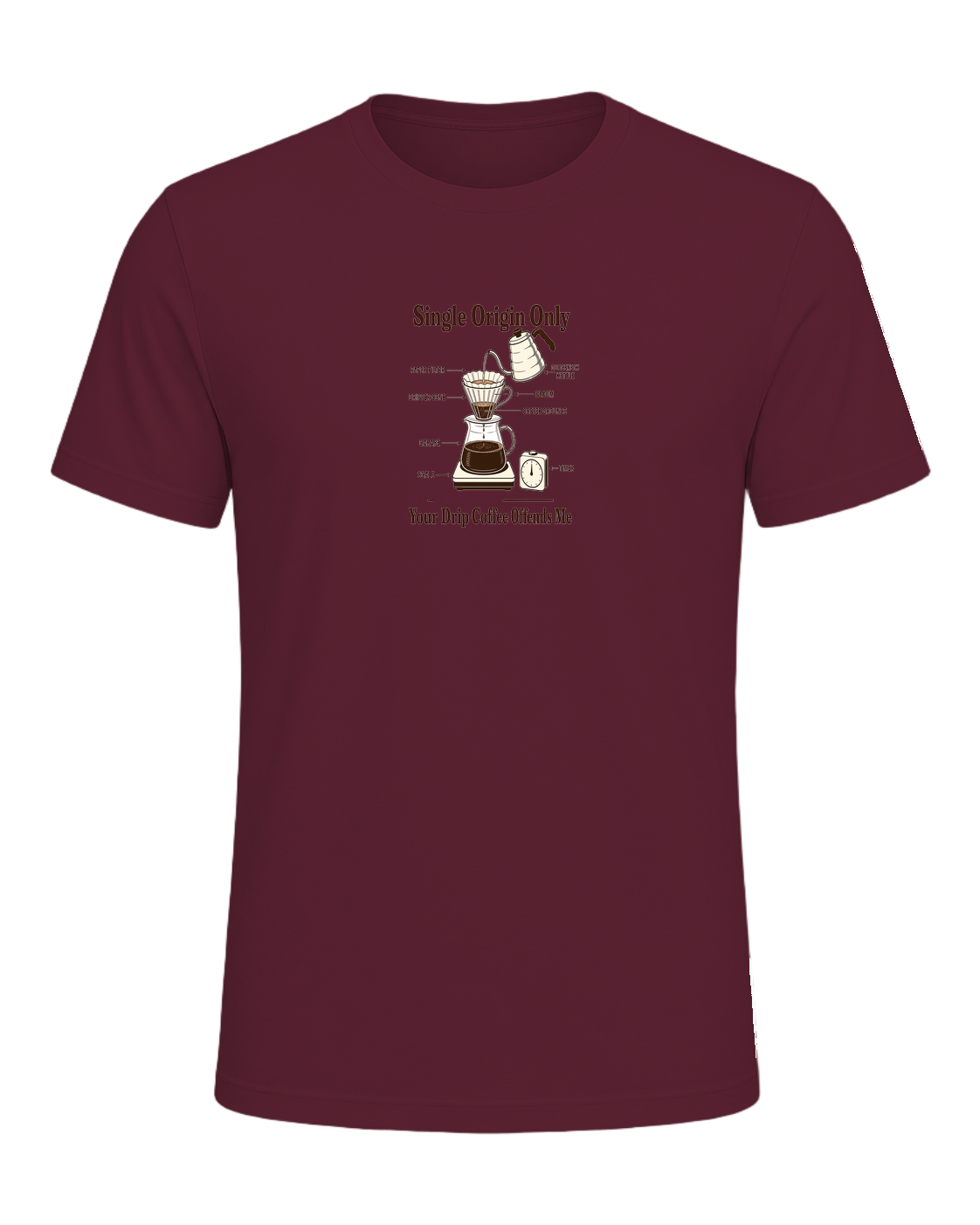Coffee Snob — Maroon