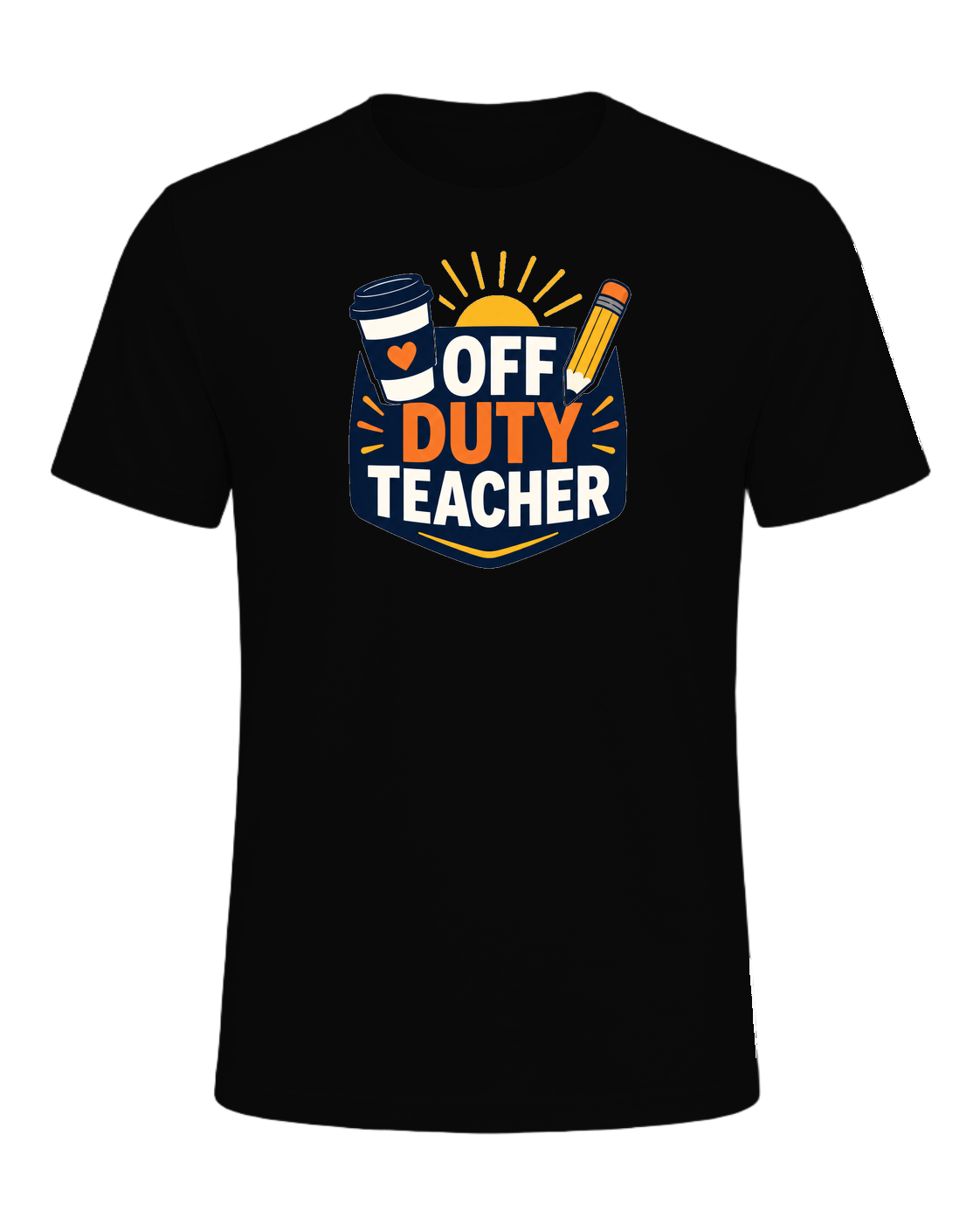 OFF DUTY TEACHER — Black