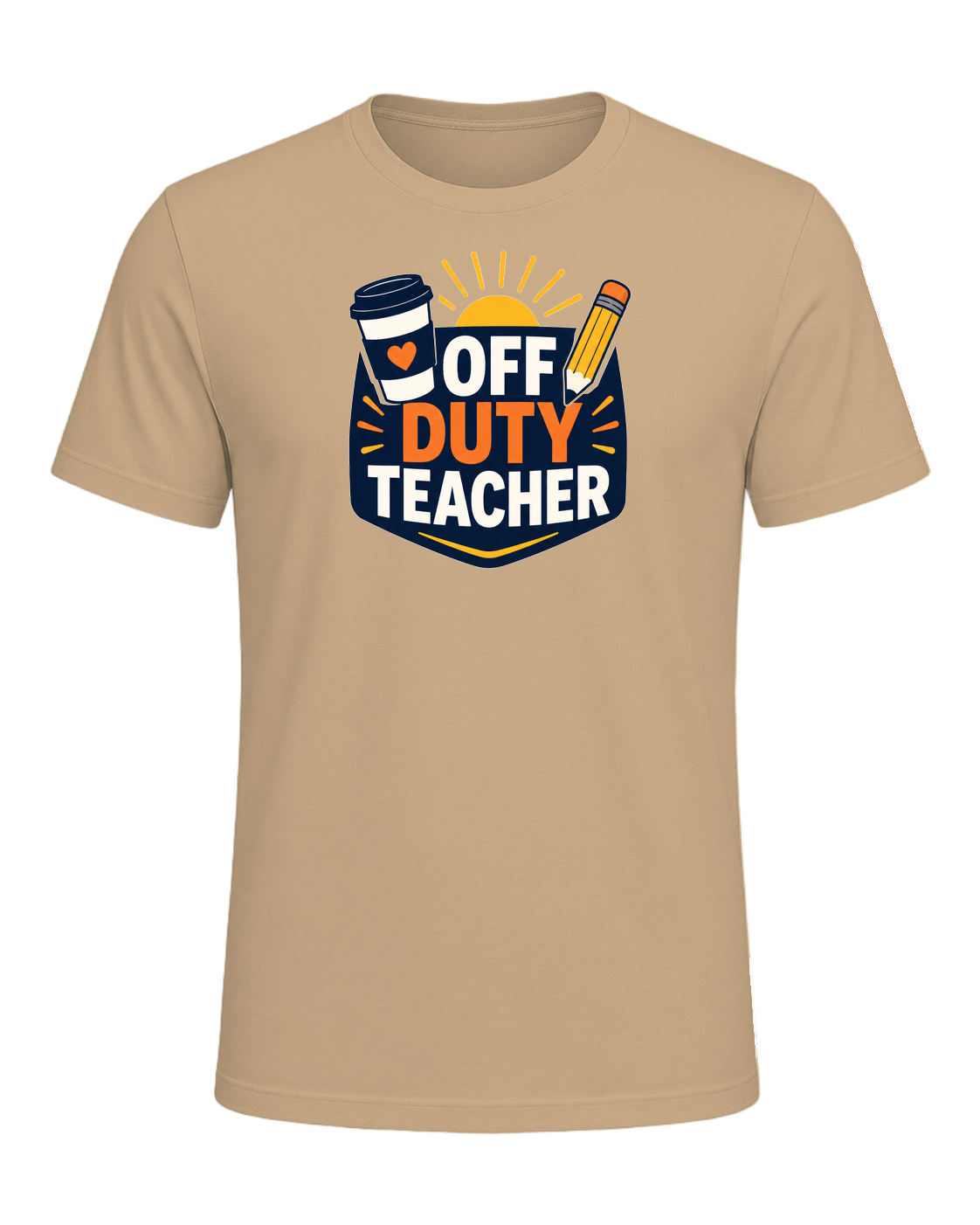 OFF DUTY TEACHER — Tan