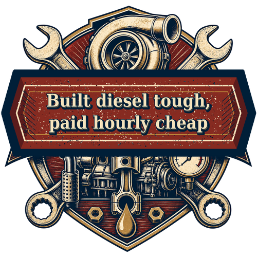 Built diesel tough, paid hourly cheap
