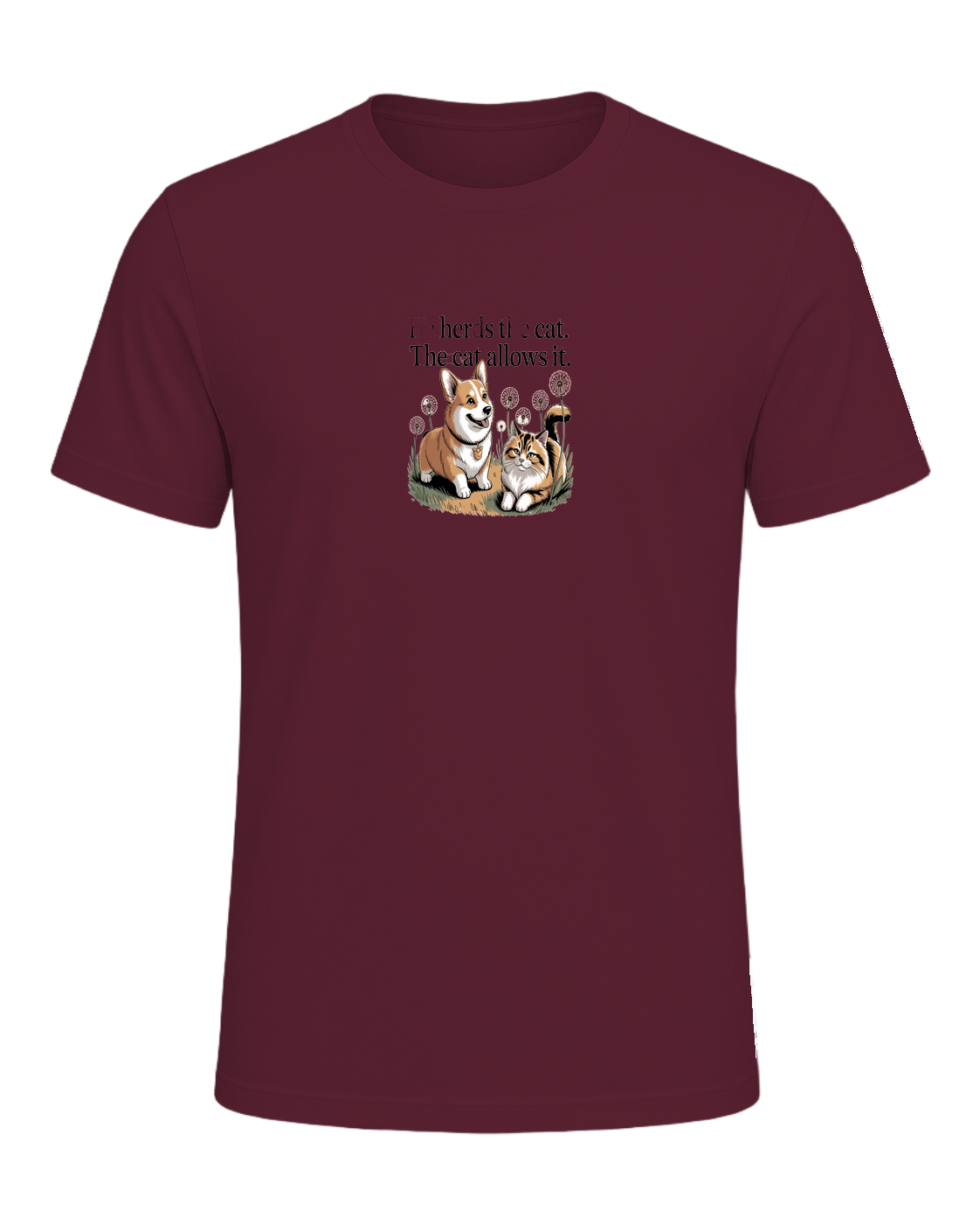He Herds the Cat. The Cat Allows It. — Maroon
