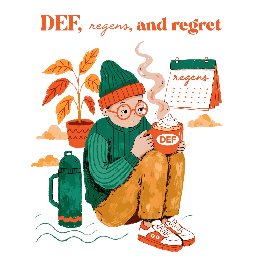 DEF, regens, and regret