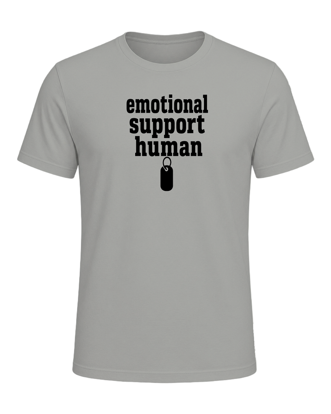 emotional support human — Gray