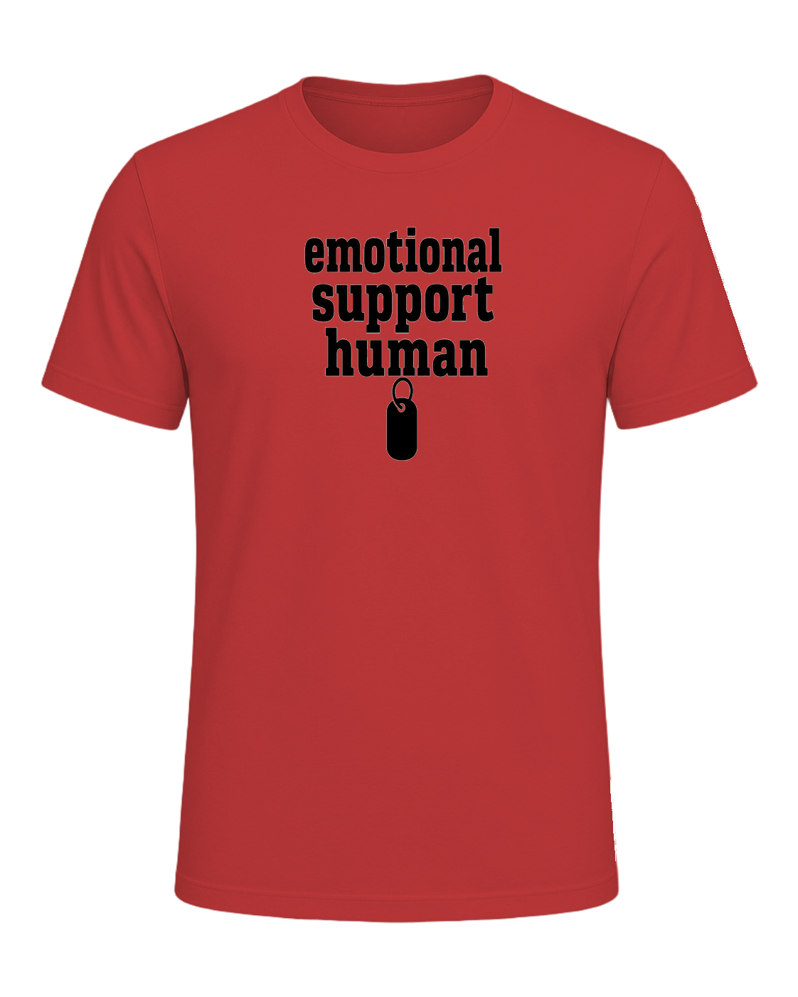 emotional support human — Red