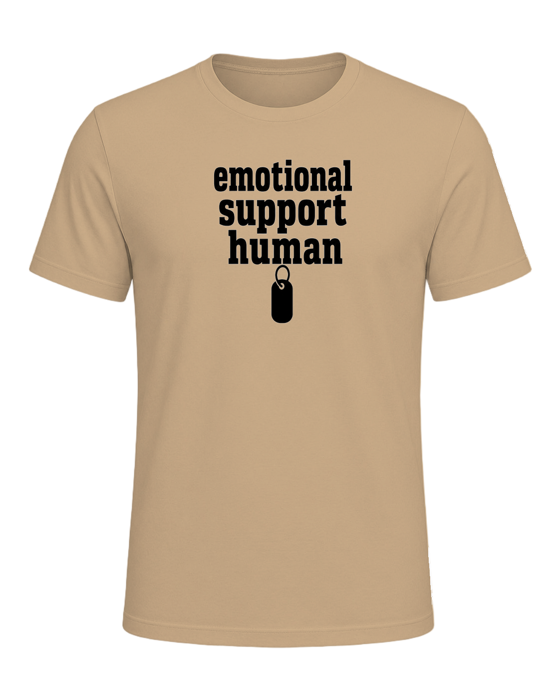 emotional support human — Tan
