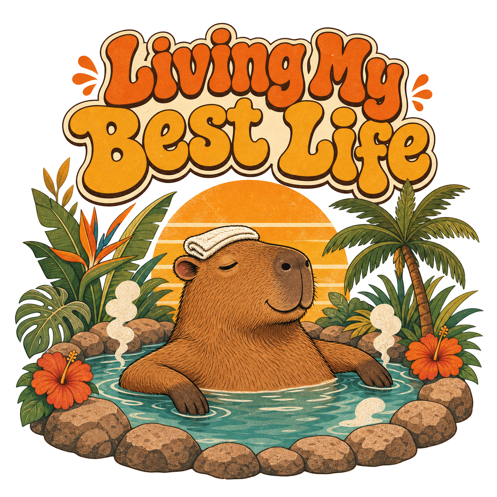 Capybara Chill Vibes
