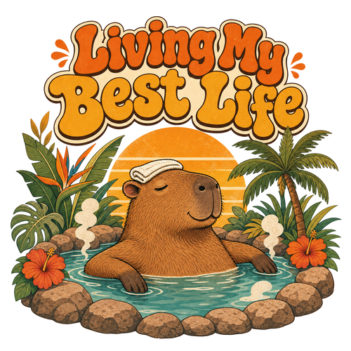 Capybara Chill Vibes