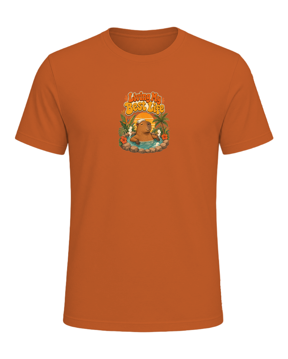 Capybara Chill Vibes — Orange