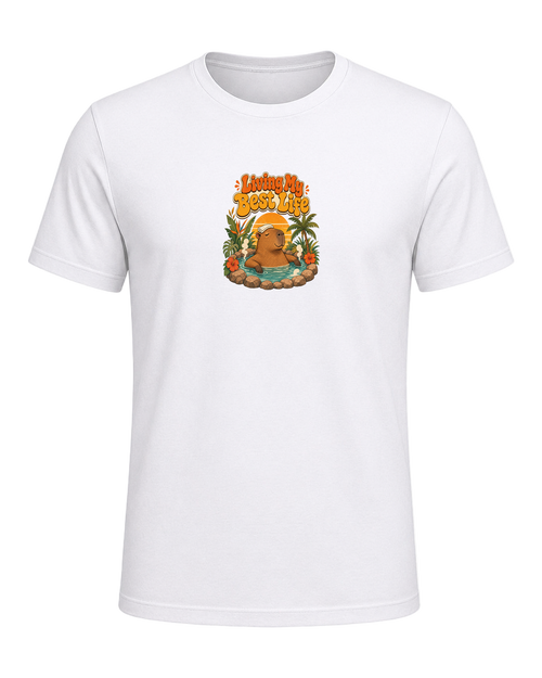 Capybara Chill Vibes — White