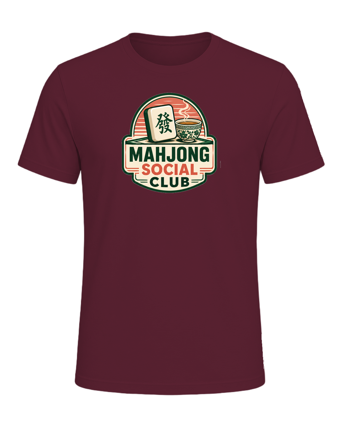 MAHJONG SOCIAL CLUB — Maroon