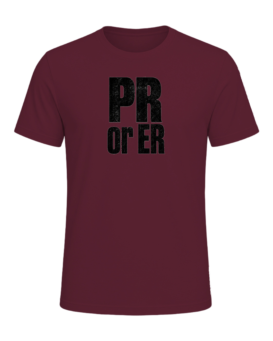 PR or ER — Maroon
