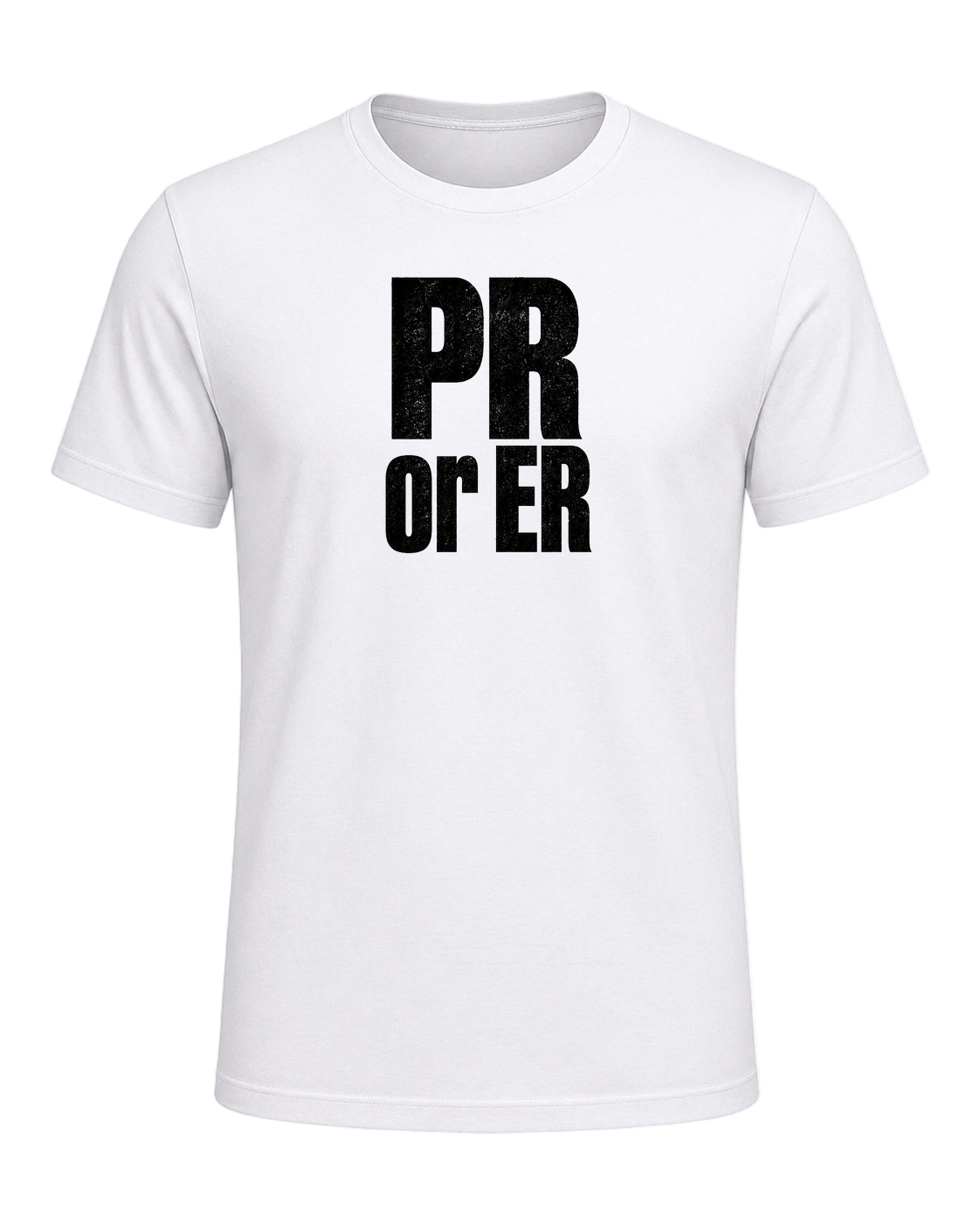 PR or ER — White