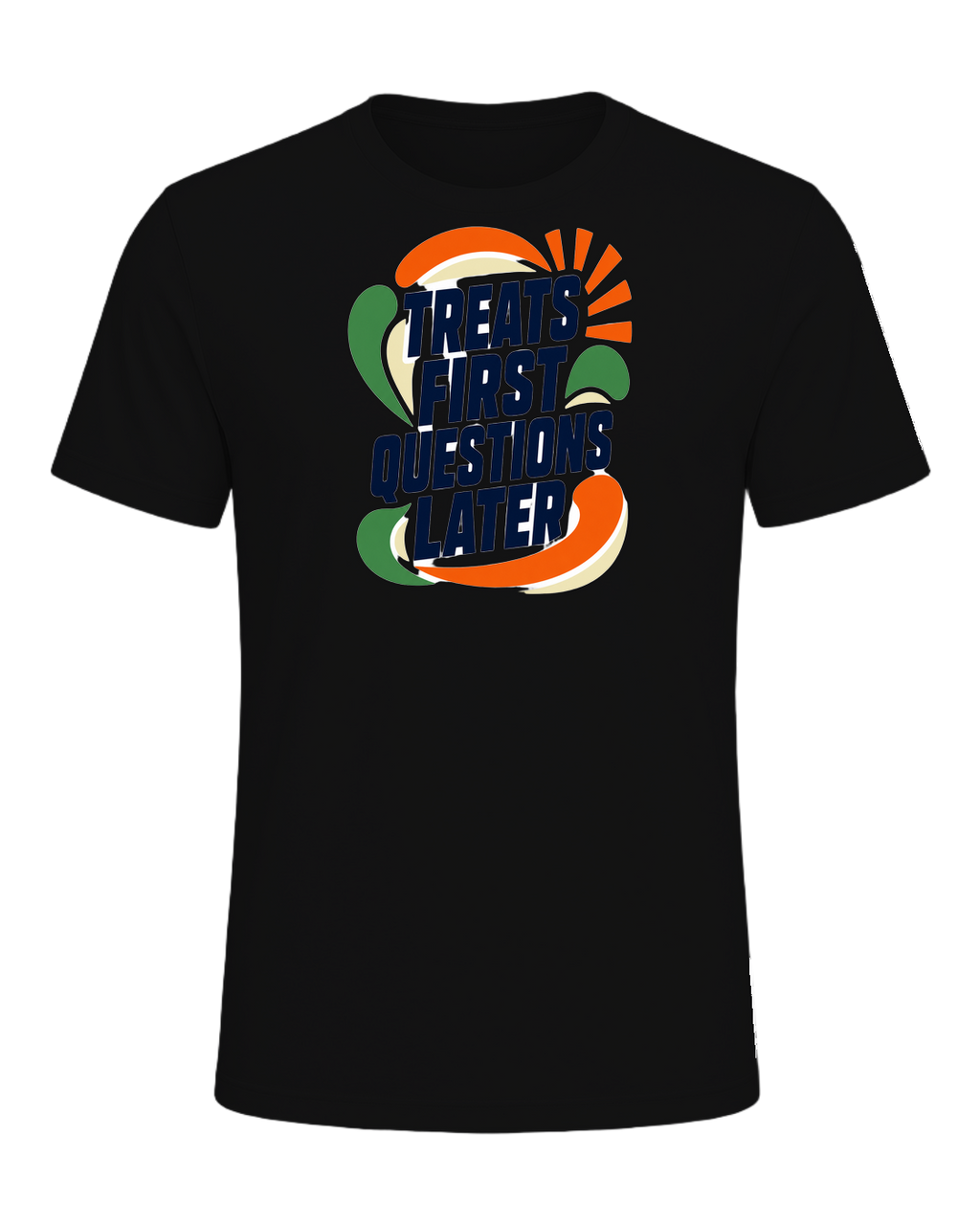 TREATS FIRST QUESTIONS LATER — Vintage Black