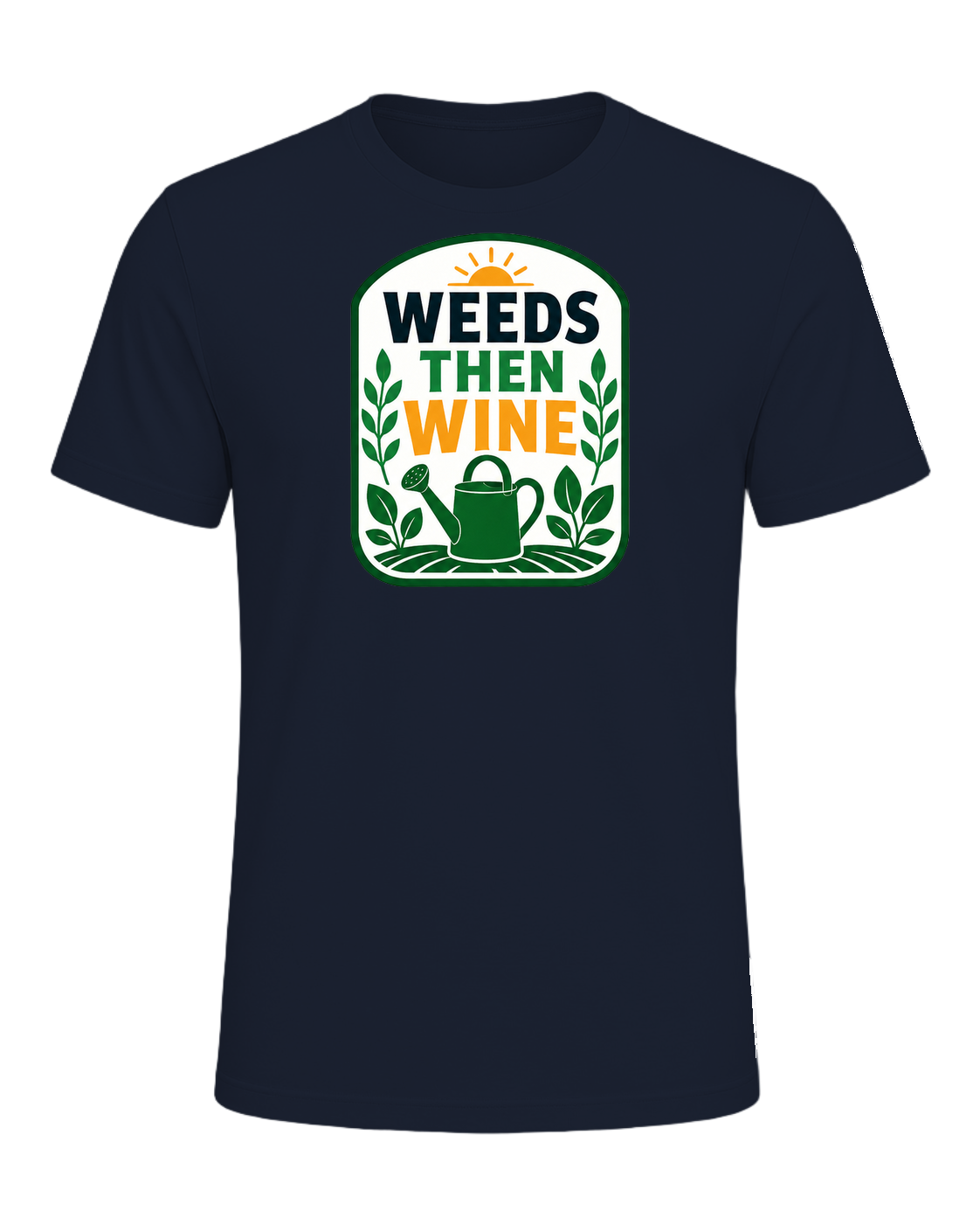 WEEDS THEN WINE — Navy