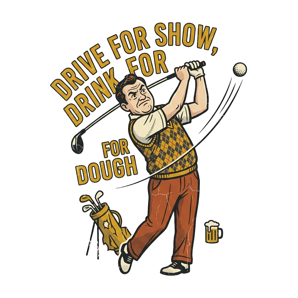 DRIVE FOR SHOW, DRINK FOR DOUGH