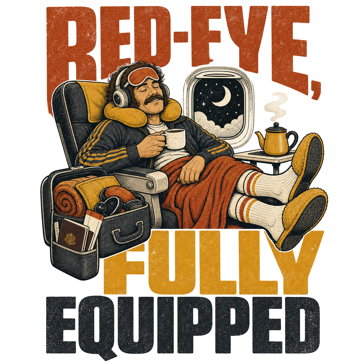 RED-EYE, FULLY EQUIPPED