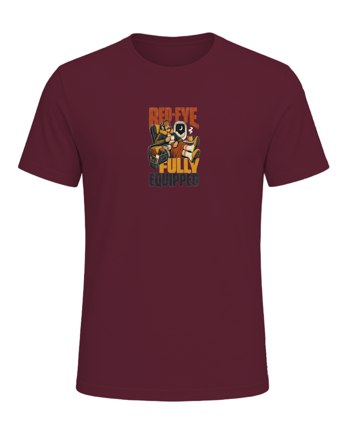 RED-EYE, FULLY EQUIPPED — Maroon