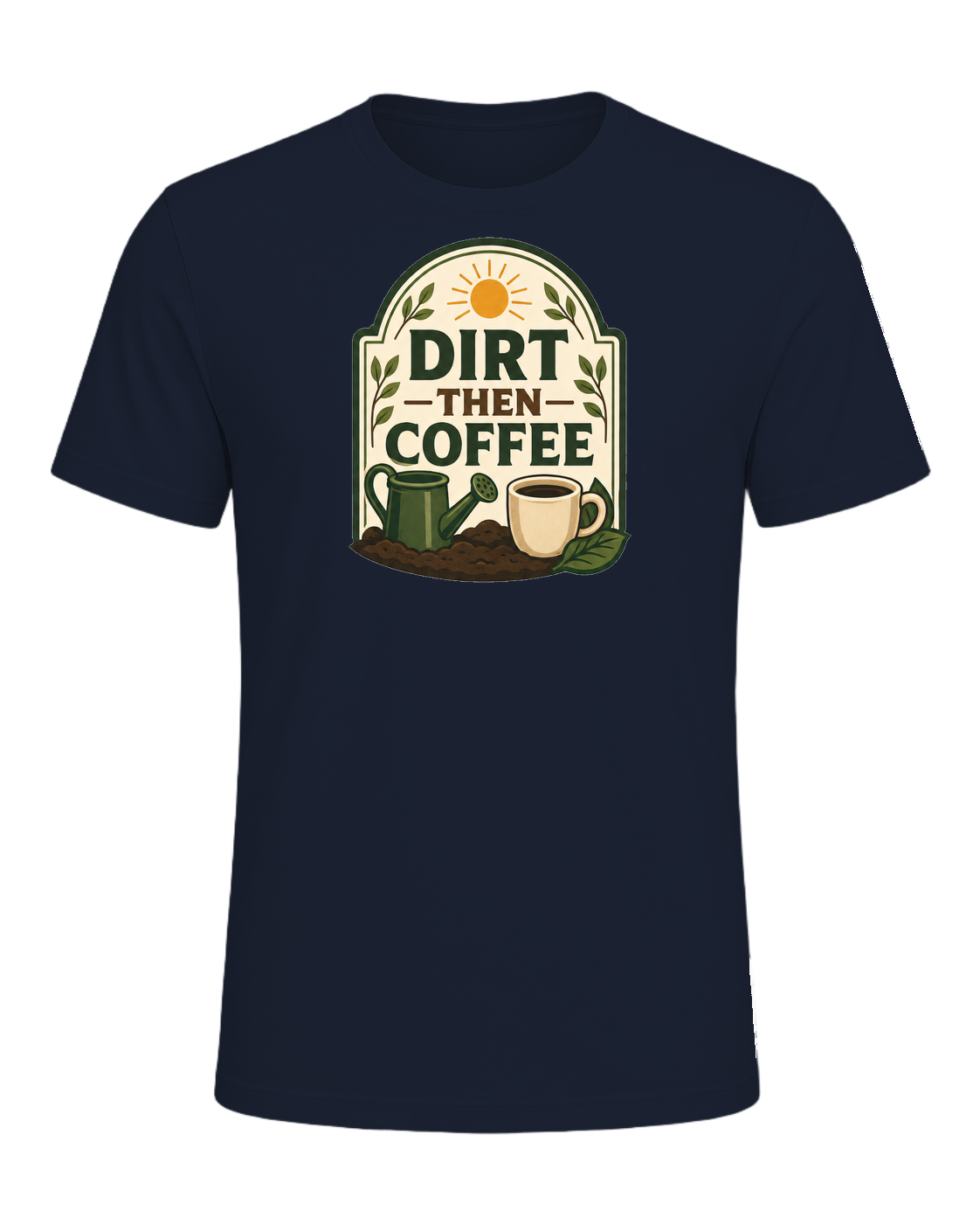 DIRT THEN COFFEE — Navy