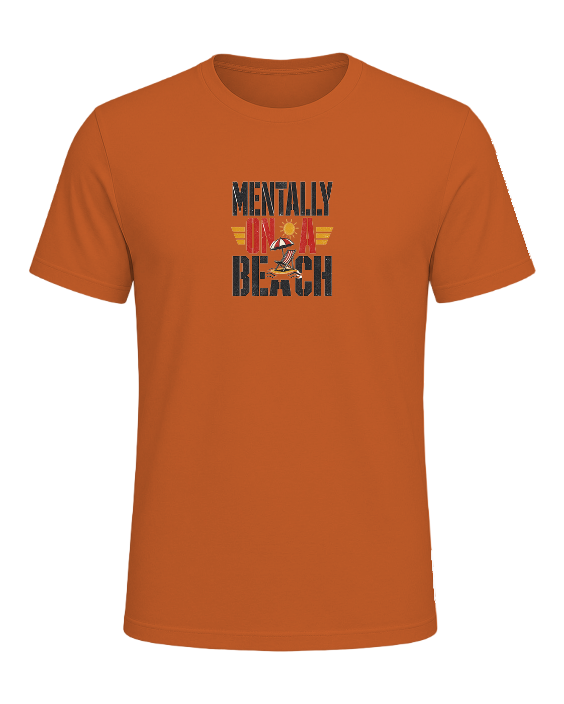 MENTALLY ON A BEACH — Orange